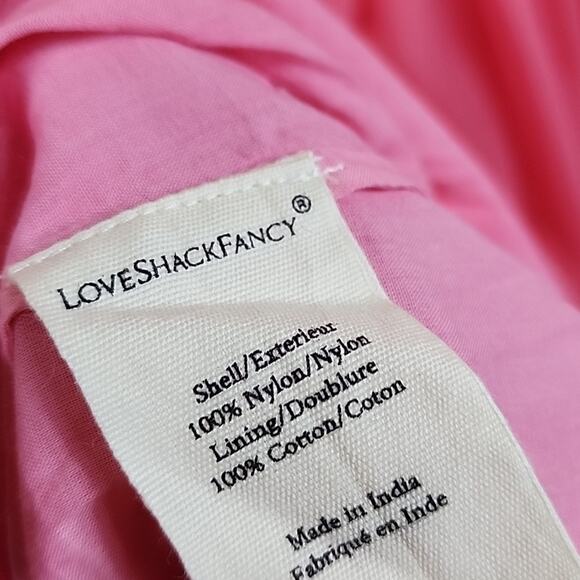 LoveShackFancy Romia Millennial Pink Ombre Hand Dye Size 0 Dress - Picture 6 of 14